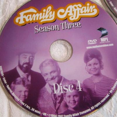 Family Affair Season 3, 5 DVDs
