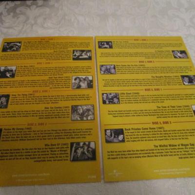 The Best of Abbott & Costello Vol 1 & Vol 2, Four 2-sided disks