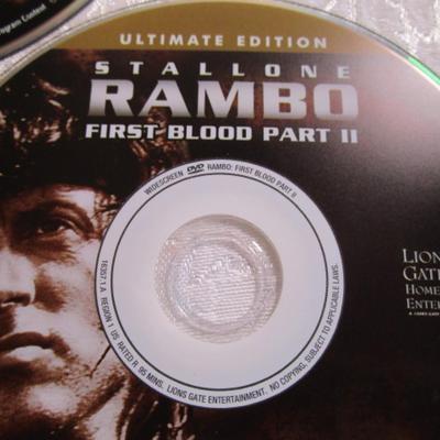 Rambo, Rambo Fist Blood, 3 DVDs