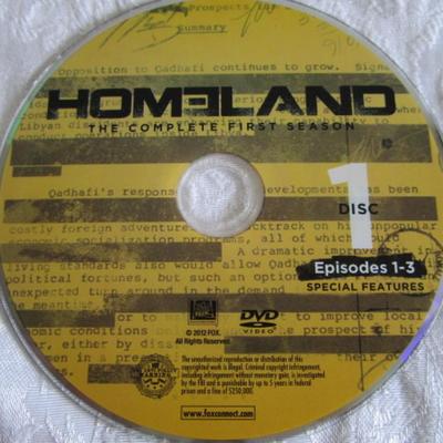 Homeland 4 DVDs
