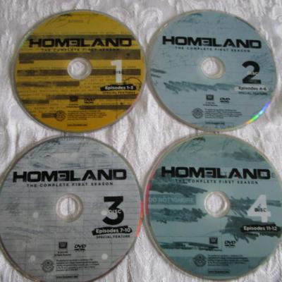 Homeland 4 DVDs