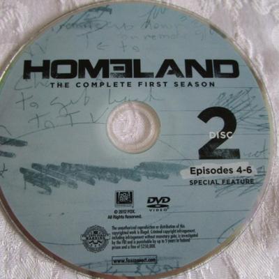 Homeland 4 DVDs