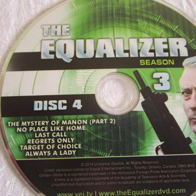 The Equalizer, Season 3, 4 DVDs