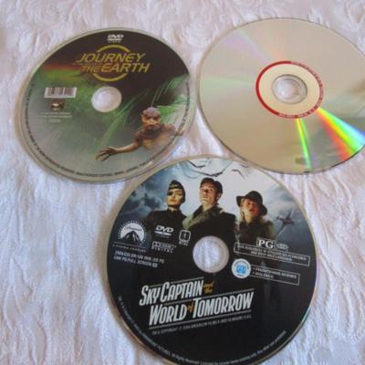 4 Sci-Fi movies (3 DVDs, one is two-sided)