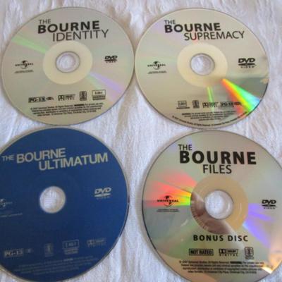 The Bourne Identity, Supremacy, Ultimatum, Files (4 DVDs)