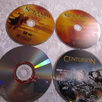 Kingdom of Heaven (2 discs), Centurian, Robin Hood (one 2-sided disc)