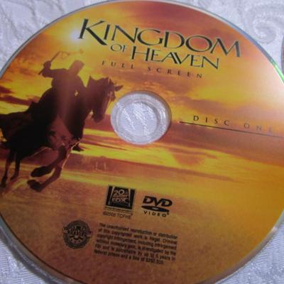 Kingdom of Heaven (2 discs), Centurian, Robin Hood (one 2-sided disc)