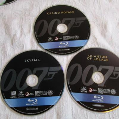 3 James Bond movies all Blue Ray