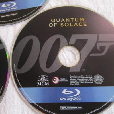 3 James Bond movies all Blue Ray