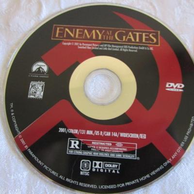 We Were Soldiers, For Whom the Bell Tolls, '71, Enemy At the Gate, 4 DVD's
