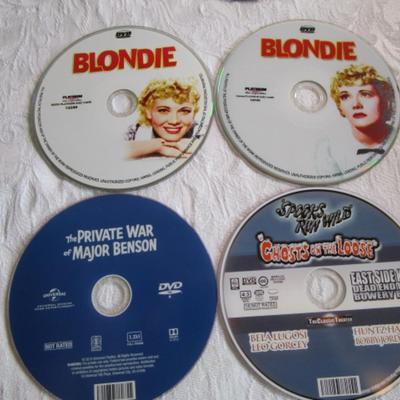 The Private War of Major Benson, Ghost on the Loose, Blondie (2 DVDs), Total 4 DVDs