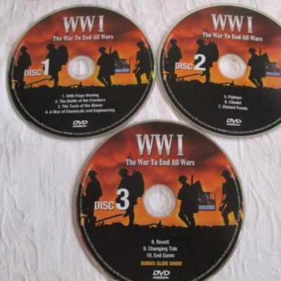 WW I The War to End All Wars, 3 DVDs