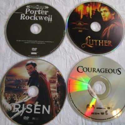 Porter Rockwell, Luther, Risen, Courageous, 4 DVDs