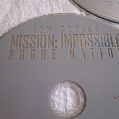 3 Mission Impossible movies,3 DVDs