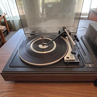 LOT 633: Vintage Capehart Turntable & Radio Shack Model LAB 34 Turntable