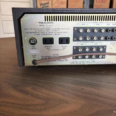 LOT 634: Vintage Realistic Model 31-4016 Stereomax QTA-770 Receiver