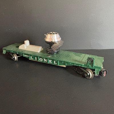 LOT 641: Lionel Train Set: Union Pacific Locomotive #1065, Savings Back Box Car #6050 Bank/Train Car, Explosives Box Car #6470, Flatbed...