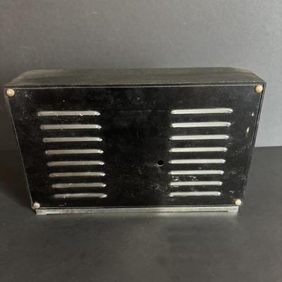 LOT 643: Vintage Airguide Weather Station by Fee & Stemwedel & Vintage Art Deco Kundo Alarm Clock