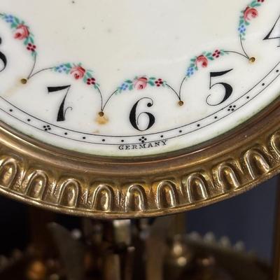 LOT 644: Vintage Anniversary Clocks: Master 400-Day (14"w/Dome) & Nisshin Master 400-day (16" w/Dome)