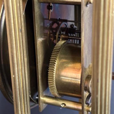 LOT 644: Vintage Anniversary Clocks: Master 400-Day (14"w/Dome) & Nisshin Master 400-day (16" w/Dome)