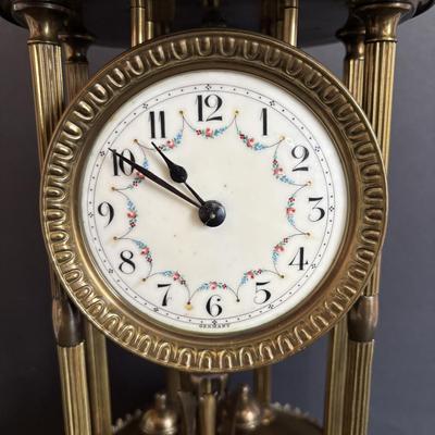 LOT 644: Vintage Anniversary Clocks: Master 400-Day (14"w/Dome) & Nisshin Master 400-day (16" w/Dome)