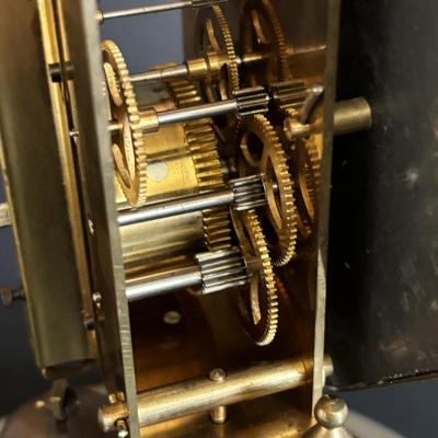 LOT 645: Vintage Nisshin Master Anniversary Clock & Kieninger & Obergfell Anniversary Clock