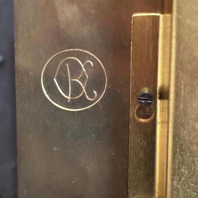 LOT 645: Vintage Nisshin Master Anniversary Clock & Kieninger & Obergfell Anniversary Clock
