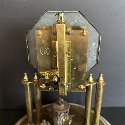 LOT 645: Vintage Nisshin Master Anniversary Clock & Kieninger & Obergfell Anniversary Clock