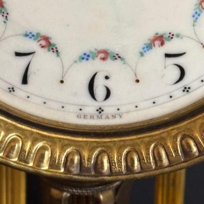 LOT 645: Vintage Nisshin Master Anniversary Clock & Kieninger & Obergfell Anniversary Clock