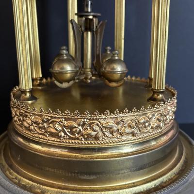 LOT 645: Vintage Nisshin Master Anniversary Clock & Kieninger & Obergfell Anniversary Clock