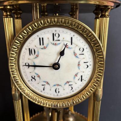 LOT 645: Vintage Nisshin Master Anniversary Clock & Kieninger & Obergfell Anniversary Clock