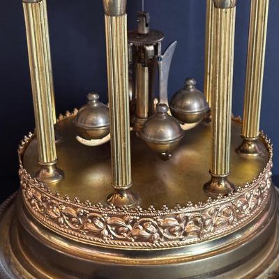 LOT 645: Vintage Nisshin Master Anniversary Clock & Kieninger & Obergfell Anniversary Clock