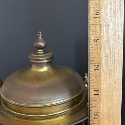 LOT 646: Vintage Sokol Montage Anniversary Clocks - 16" w/Dome