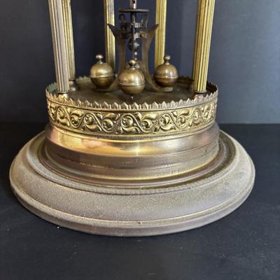 LOT 646: Vintage Sokol Montage Anniversary Clocks - 16" w/Dome