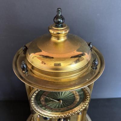 LOT 646: Vintage Sokol Montage Anniversary Clocks - 16" w/Dome