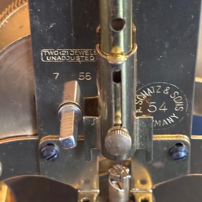 LOT 648: Vintage Herr, Schatz 100-Day & Kundo Anniversary Clocks