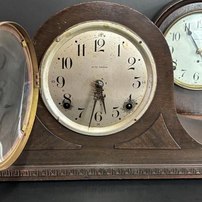 LOT 649: Seth Thomas Mantle/Shelf Clocks