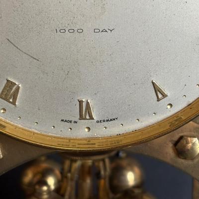 LOT 650: Gilbert Mantel Clock & Schatz 1000-Day Anniversary Clock