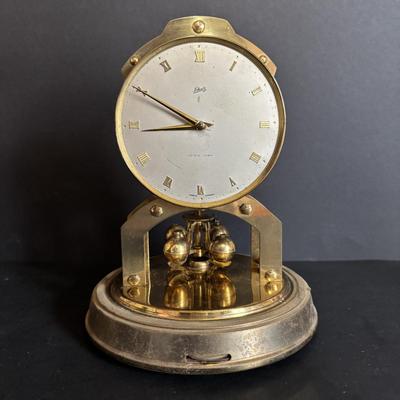 LOT 650: Gilbert Mantel Clock & Schatz 1000-Day Anniversary Clock