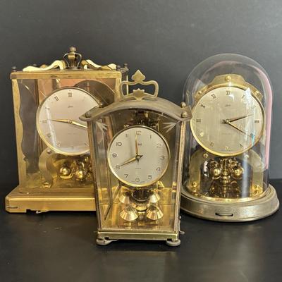LOT 652: Schatz Anniversary Clock Collection: 1000-Day (2) & 400-Day