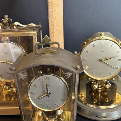 LOT 652: Schatz Anniversary Clock Collection: 1000-Day (2) & 400-Day
