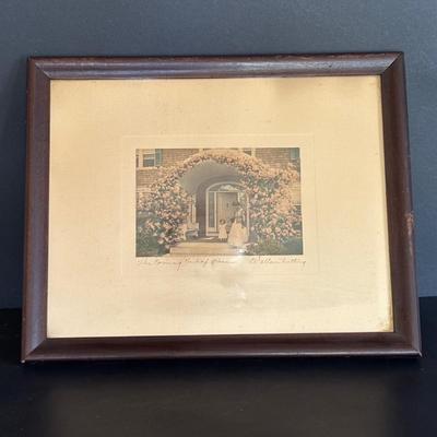 LOT 655: Wallace Nutting "The Coming Out of Rosa"