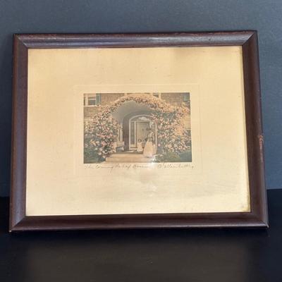 LOT 655: Wallace Nutting "The Coming Out of Rosa"