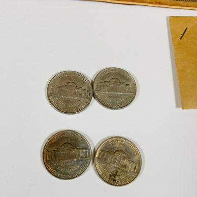 LOT 656: Reproduction and Novelty Currency and Wheat Back Pennies, a Coin Collection Birthday Card and More