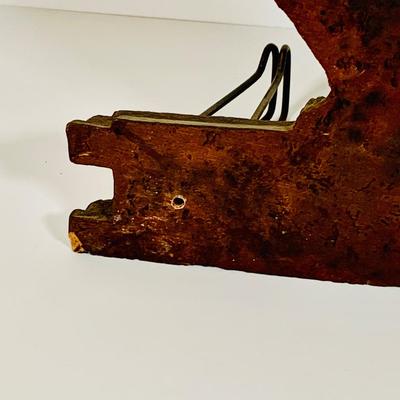 LOT 657: Cast Iron Scotty Dog Book End and a Vintage Scotty Dog Tie Rack