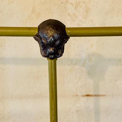 LOT 659: Vintage/Antique Brass Bed