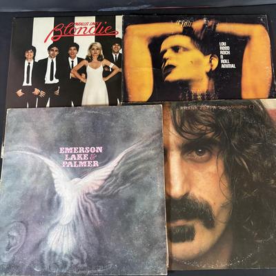 LOT 442: Vintage Albums: Kiss, The Blues Brothers, Lou Reed, Frank Zappa, Hall & Oats, Blondie & More