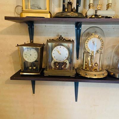 LOT 663: Set of Three (3) Anniversary Clocks by Kundo, Schatz and Kern