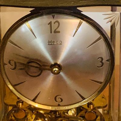 LOT 666: Three Side Tables, Three Anniversary Clocks, an Hourglass and a Lamp