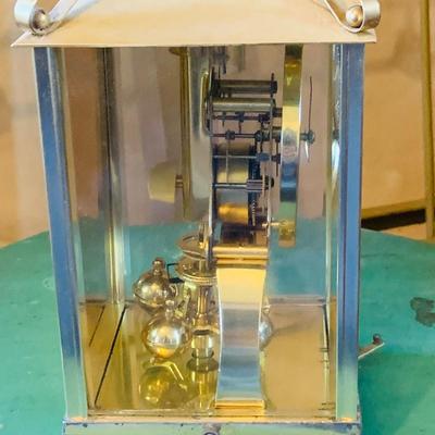 LOT 666: Three Side Tables, Three Anniversary Clocks, an Hourglass and a Lamp